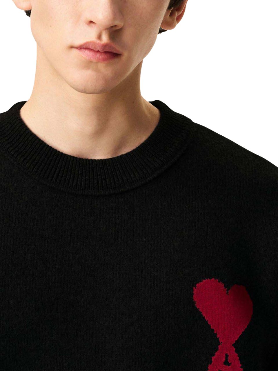 AMI Paris Sweaters Black Zwart