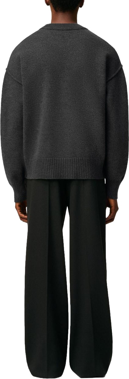 AMI Paris Sweaters Grey Donkergrijs