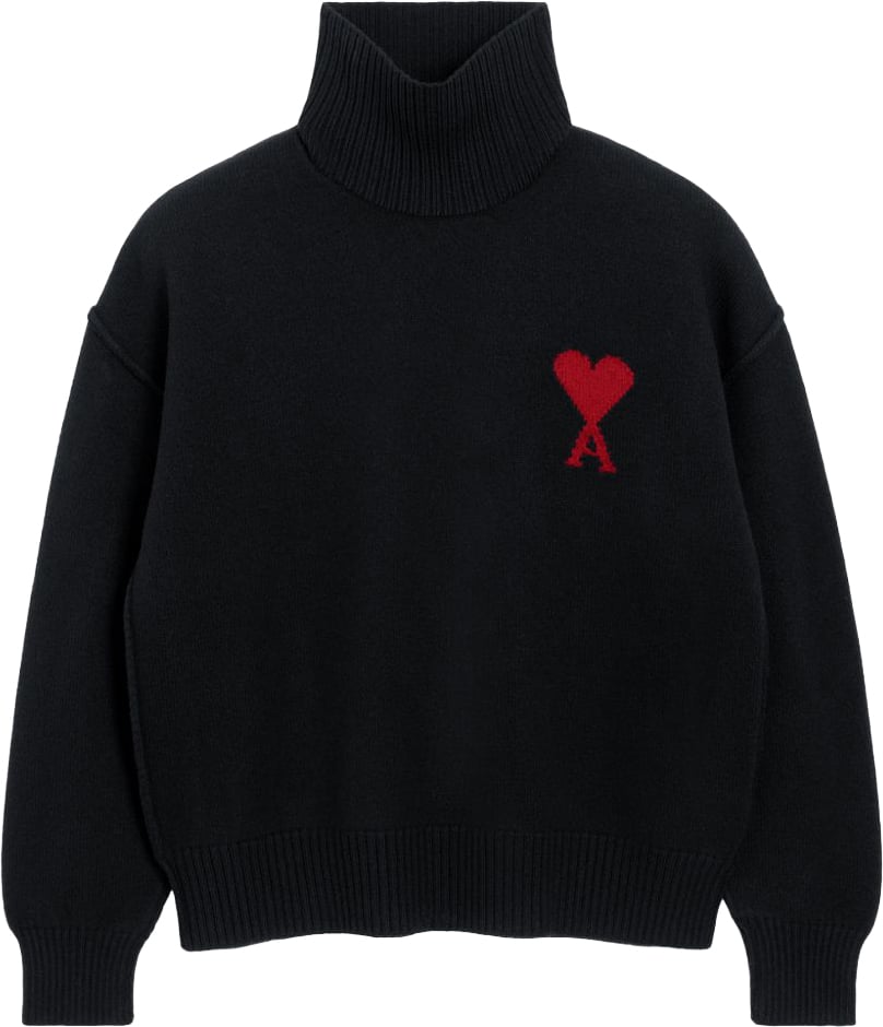 AMI Paris Sweaters Noir Zwart