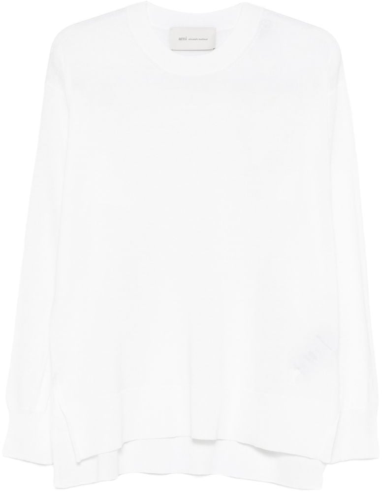 AMI Paris Sweaters Bianco Wit