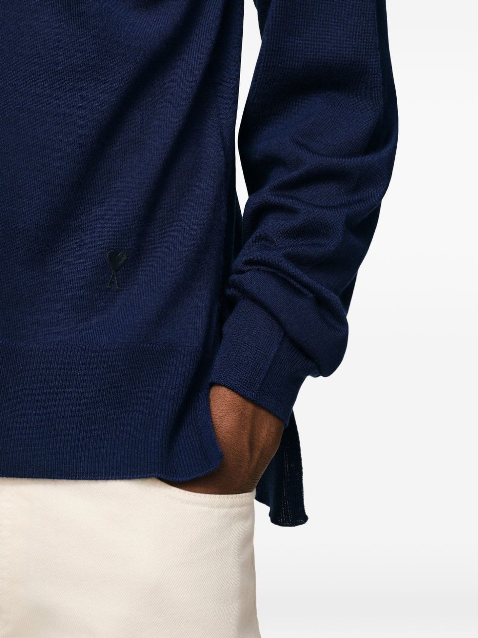 AMI Paris Sweaters Encre Navy