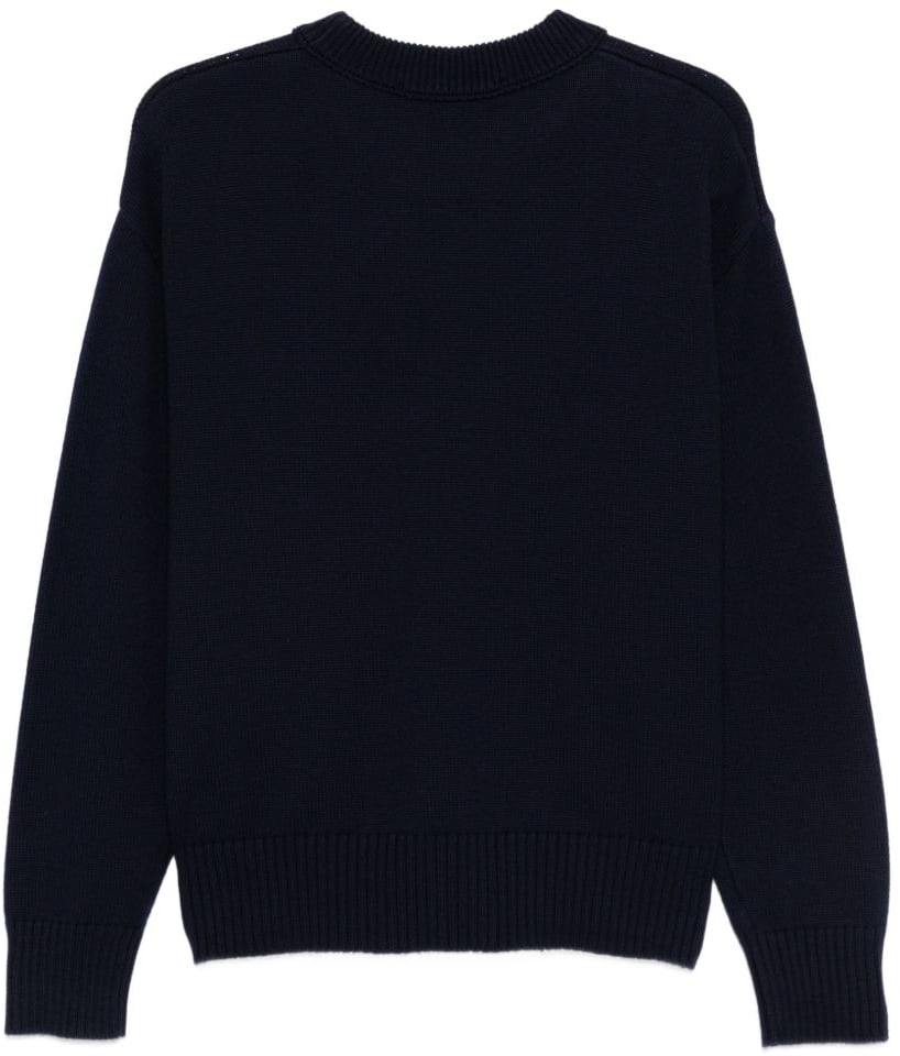 AMI Paris Sweaters Blue Blauw