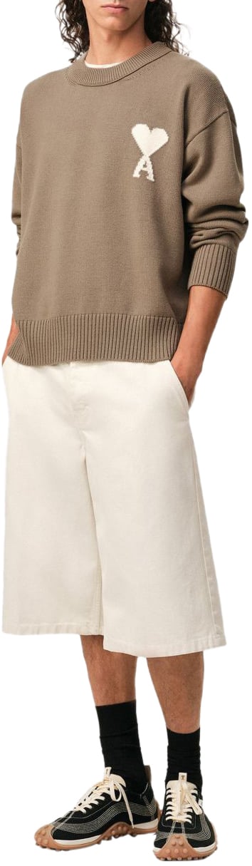 AMI Paris Sweaters Beige Beige