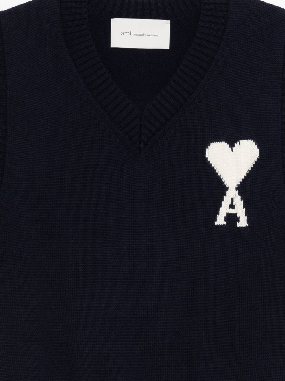 AMI Paris Sweaters Blue Blauw