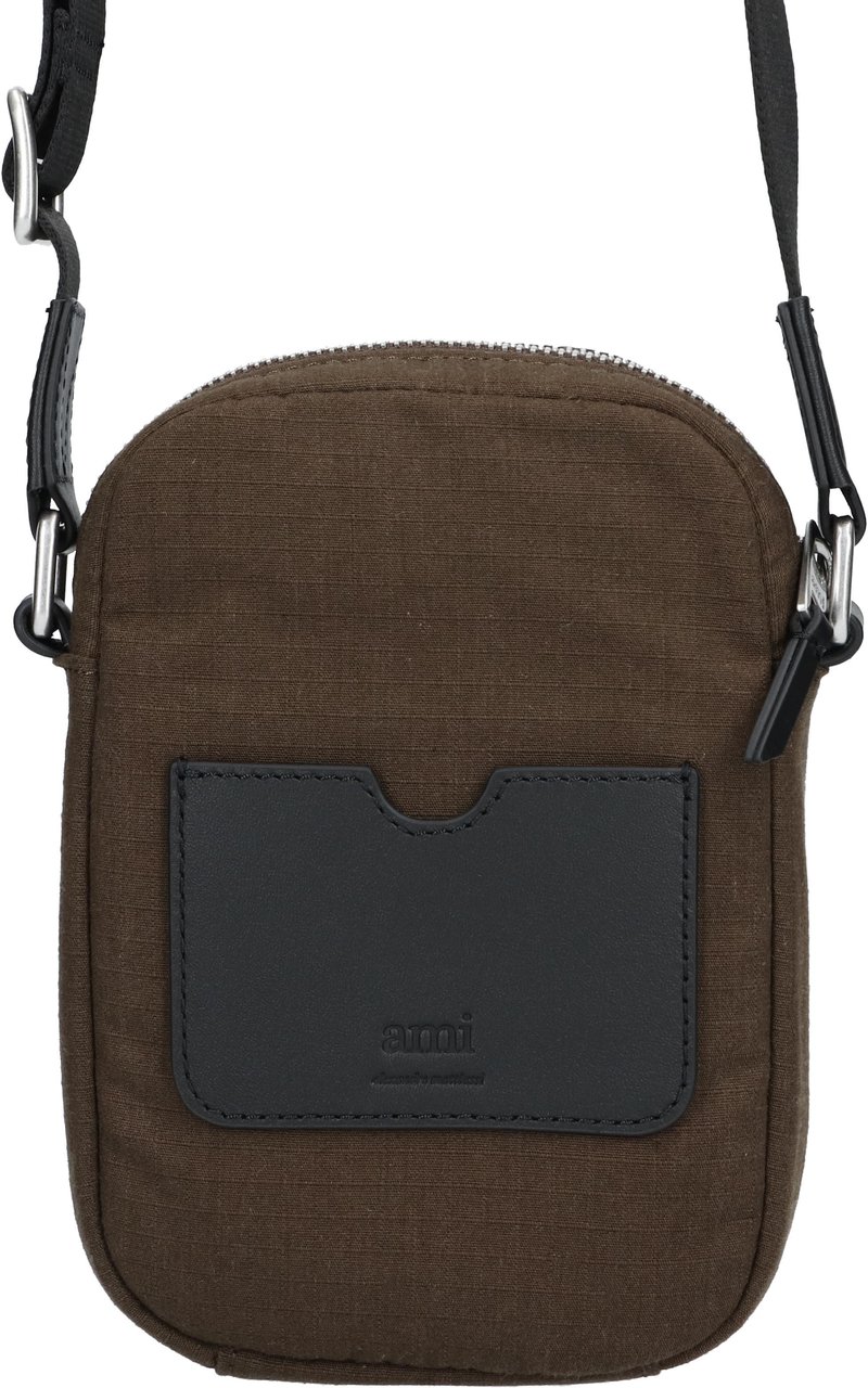 AMI Paris AMI Paris Tas Groen Cross Pock Bag Groen