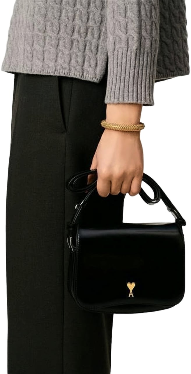 AMI Paris Bags Black Zwart