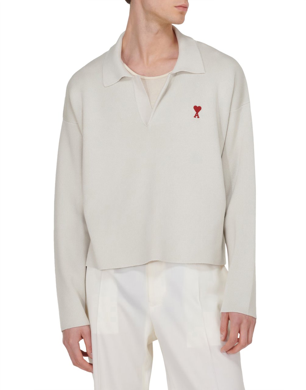 AMI Paris De Coeur Logo Polo Sweater Divers