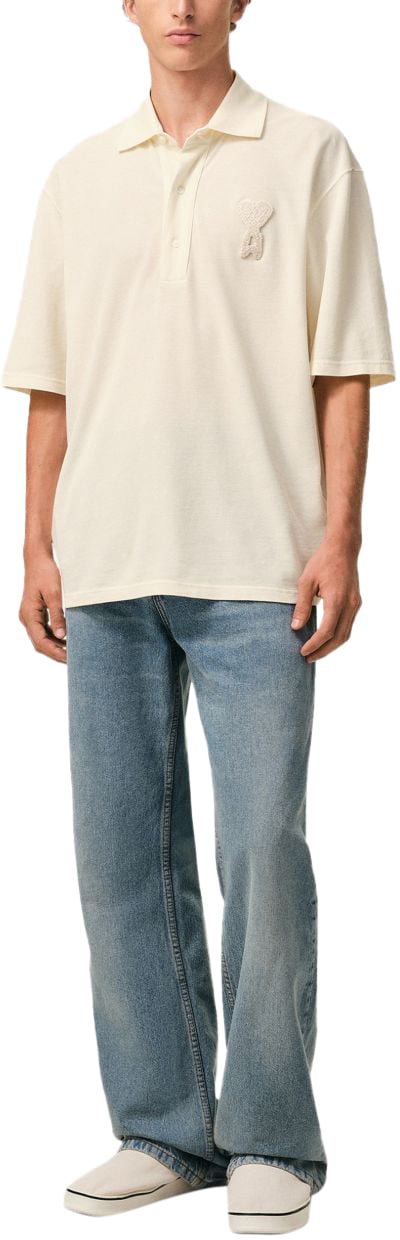 AMI Paris T-Shirts And Polos Beige Beige