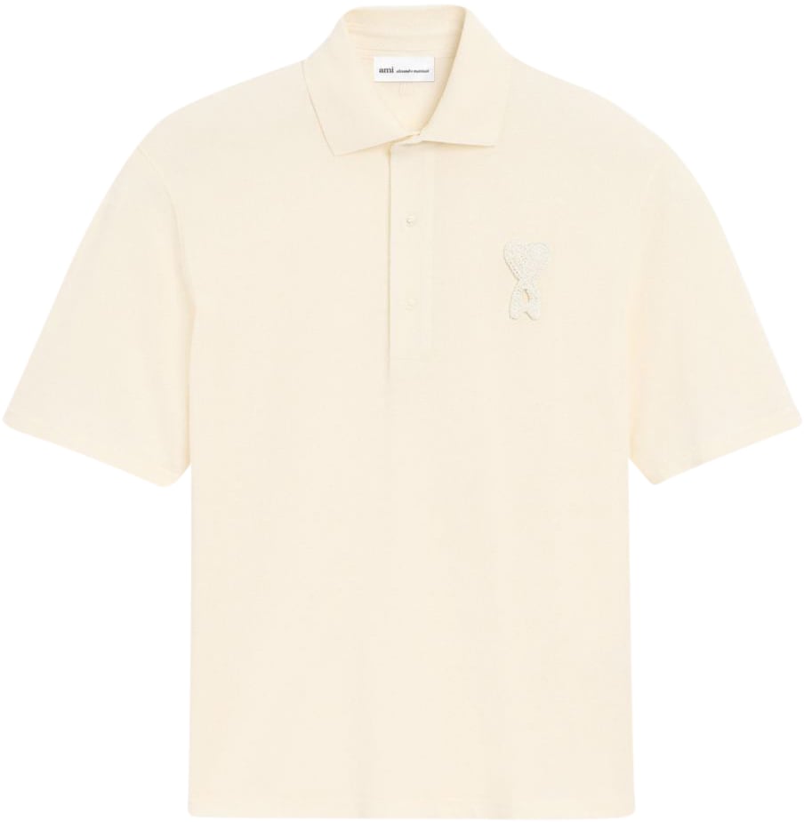 AMI Paris T-Shirts And Polos Beige Beige