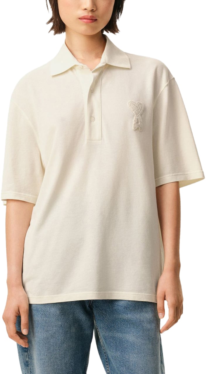 AMI Paris T-Shirts And Polos Beige Beige