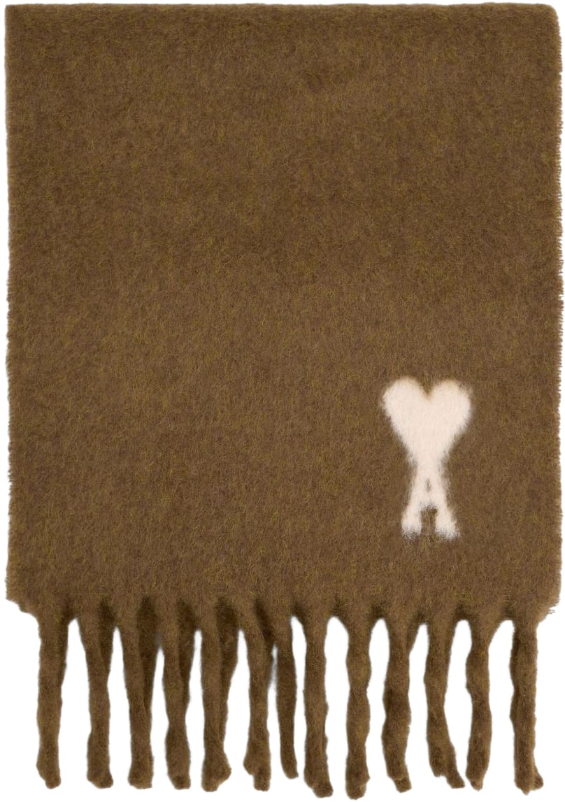 AMI Paris Scarfs Brown Bruin