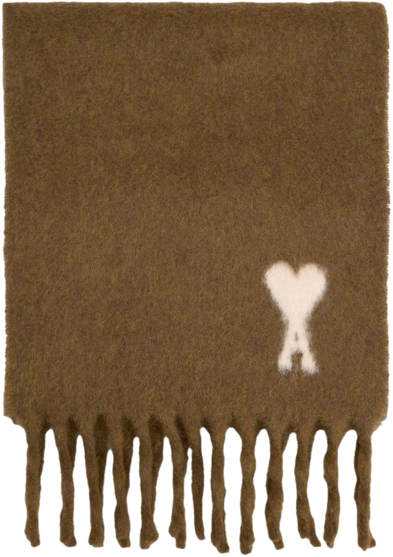 AMI Paris Scarfs Brown Bruin