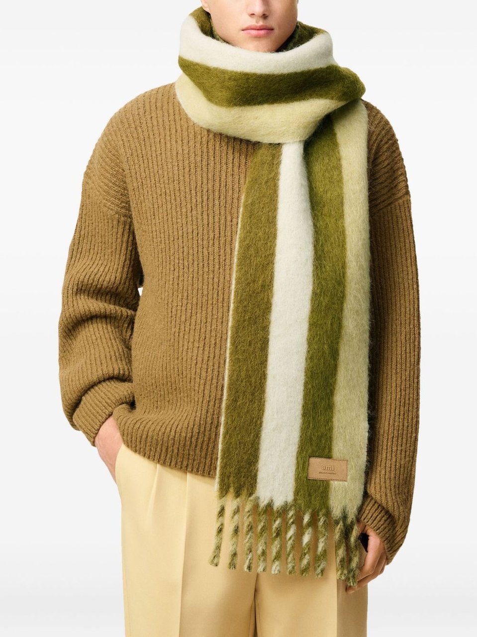 AMI Paris Scarfs Ivoire Divers