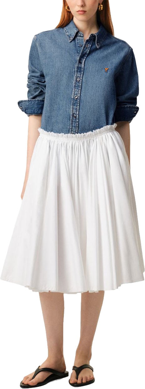 AMI Paris Shirts Bleu Blauw