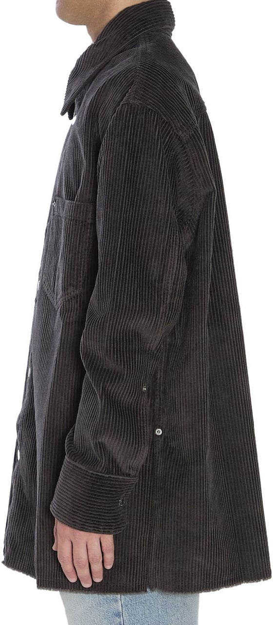 AMI Paris Shirts Anthracite Grijs