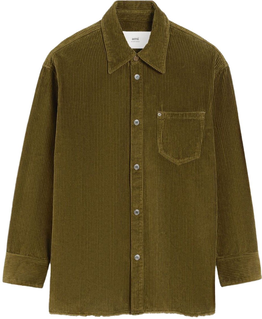 AMI Paris Shirts Brown Bruin