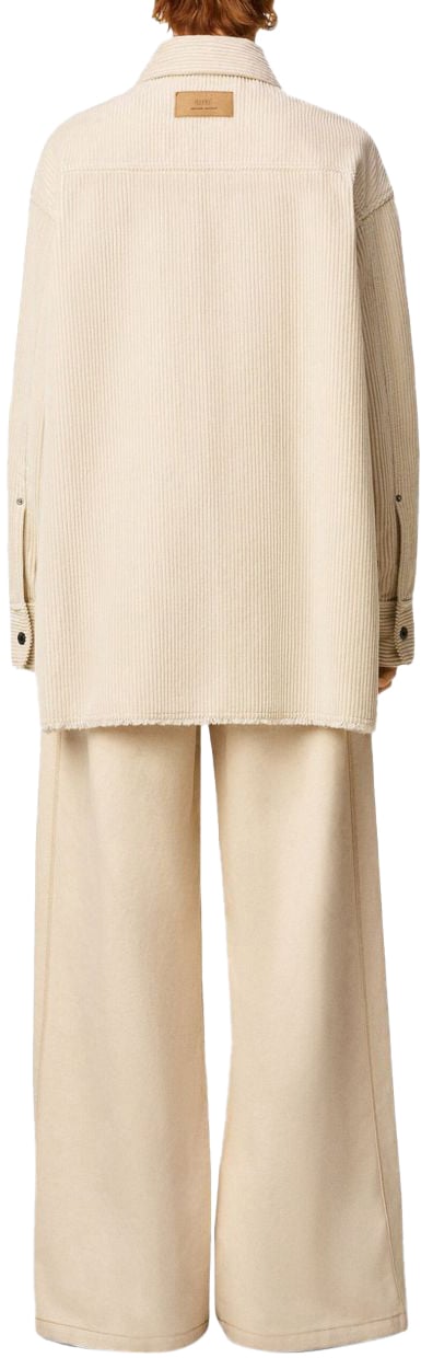 AMI Paris Shirts Ivory Wit