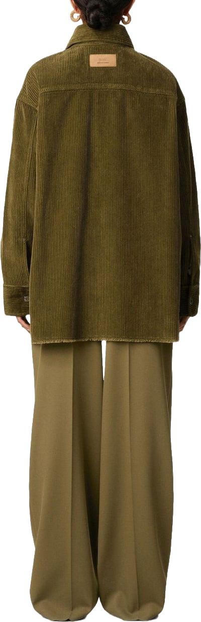 AMI Paris Shirts Brown Donkergroen