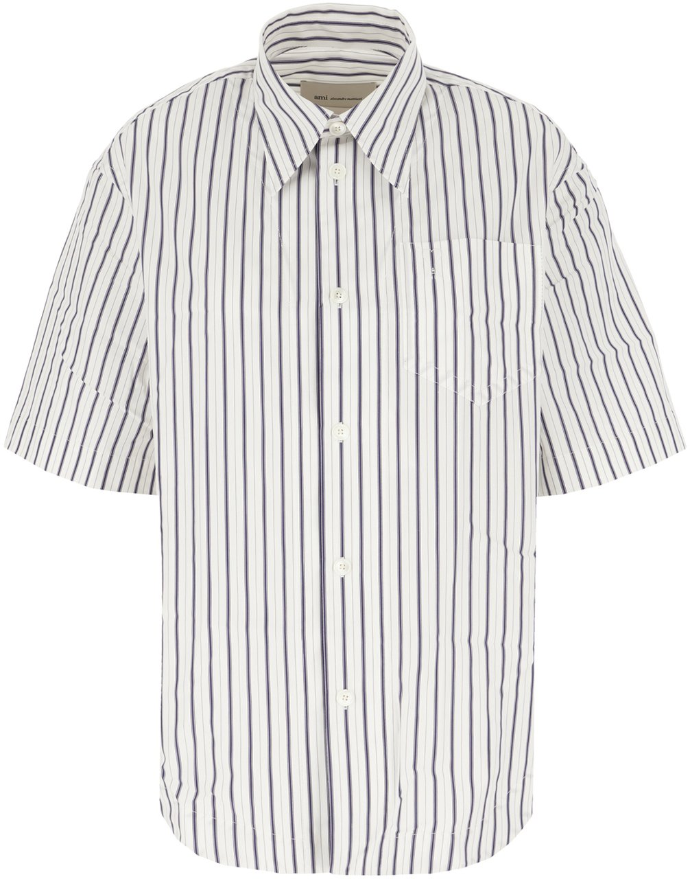 AMI Paris Ami Paris Printed poplin shirt Divers