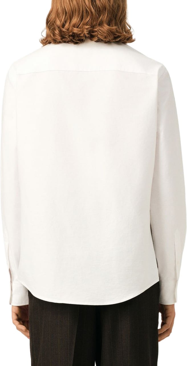 AMI Paris Shirts Blanc Naturel Wit