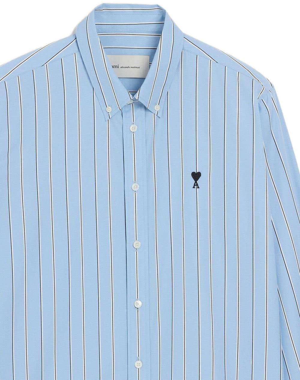 AMI Paris Shirts Bleu Lichtblauw