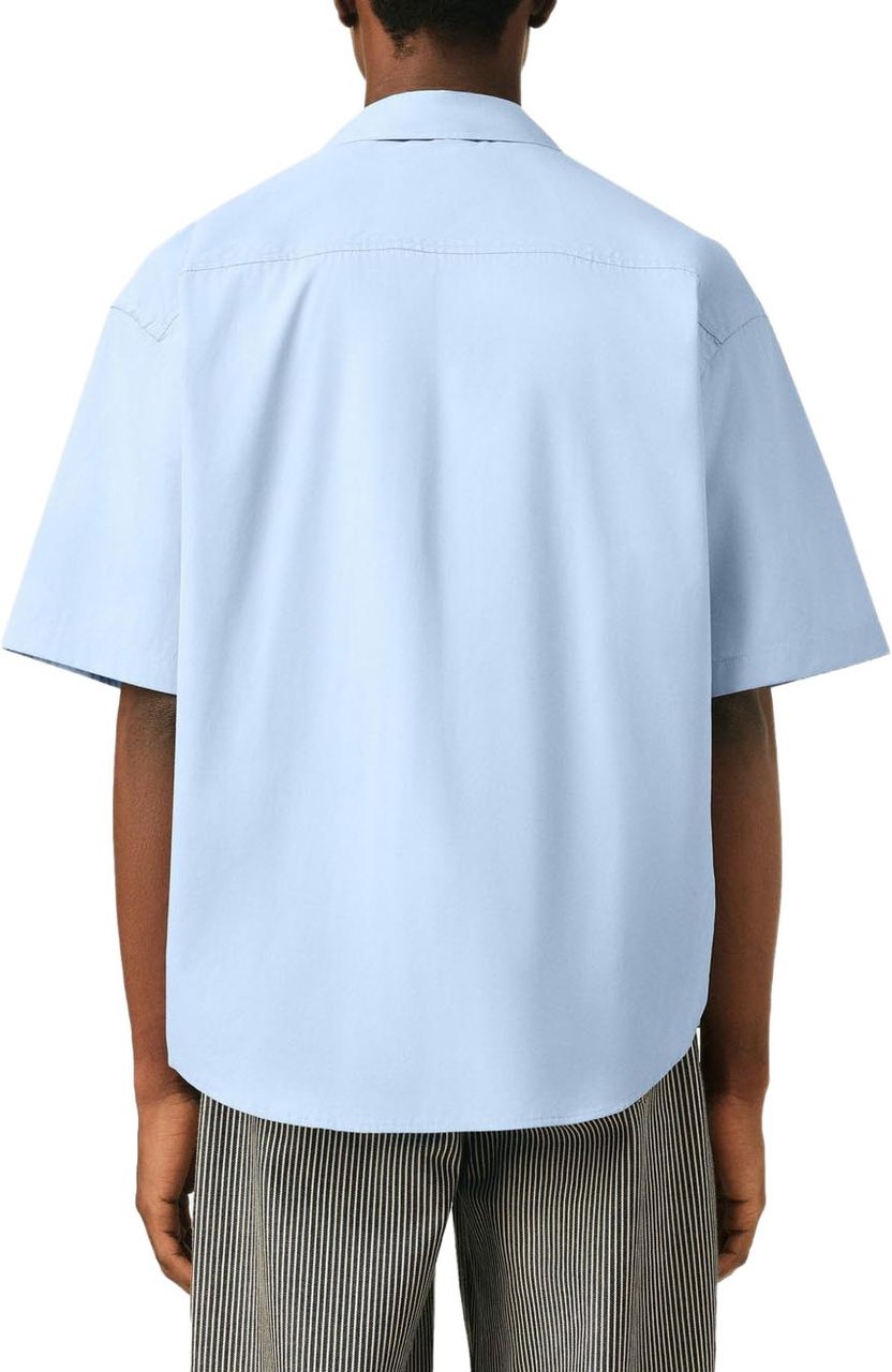 AMI Paris Shirts Bleu Lichtblauw