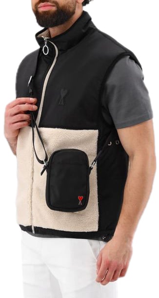 AMI Paris AMI Paris Tas Zwart Phone Pouch Zwart