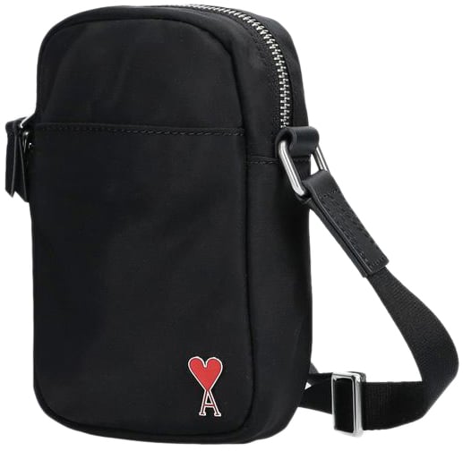 AMI Paris AMI Paris Tas Zwart Phone Pouch Zwart