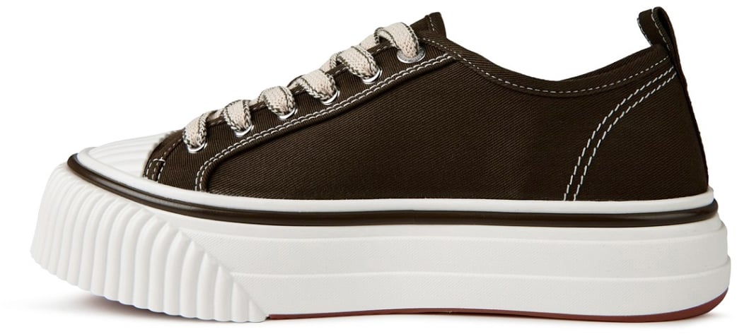 AMI Paris Ami 1980 Logo Low Top Chunky Sneakers Groen