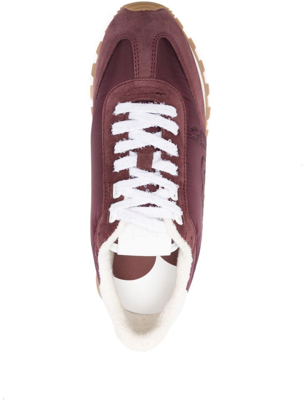 AMI Paris Bordeaux Red Sneakers Bruin