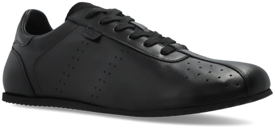 AMI Paris Soft Step De Coeur Logo Sneakers Zwart