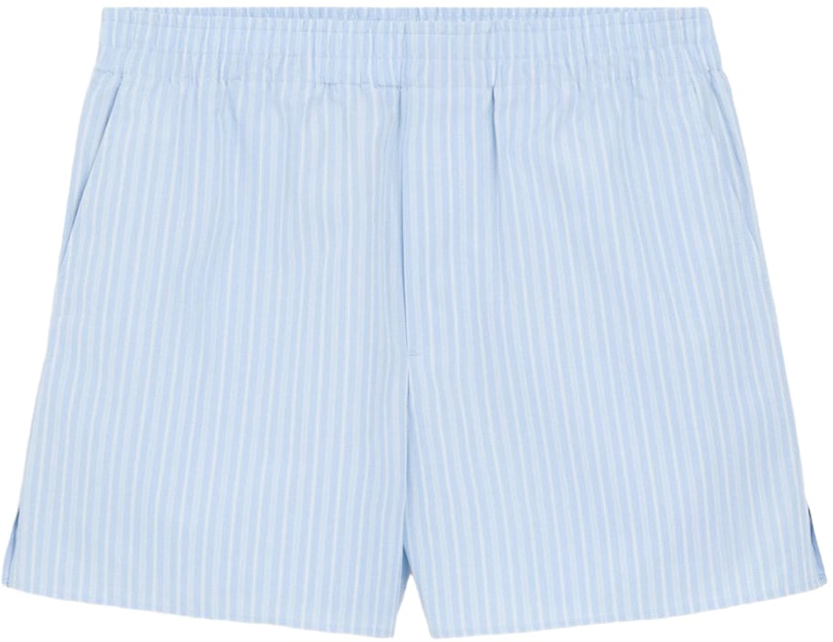 AMI Paris Shorts Ciel Blauw