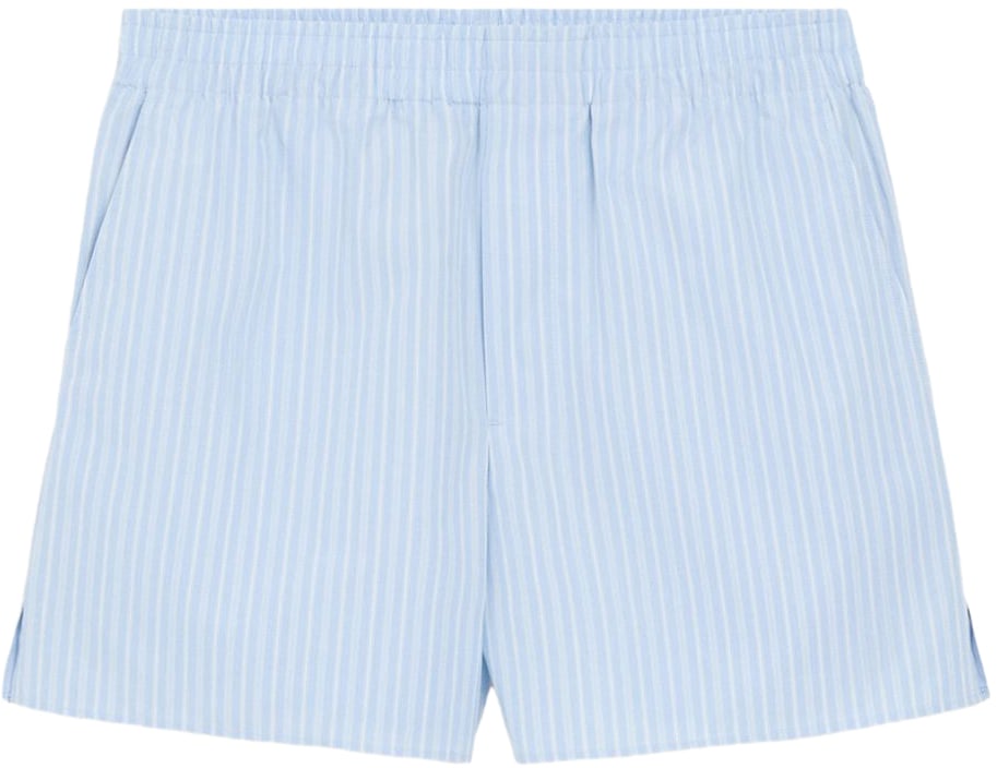 AMI Paris Shorts Clear Blue Blauw