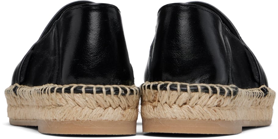 AMI Paris Logo Slip-on Espadrilles Zwart
