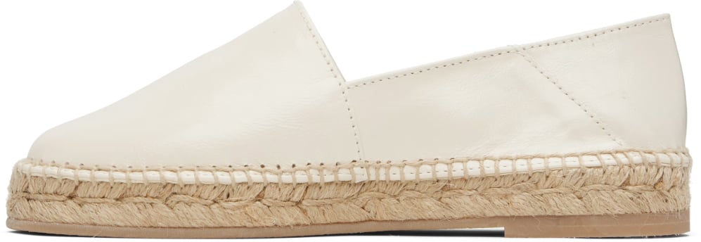 AMI Paris Logo Slip-on Espadrilles Wit