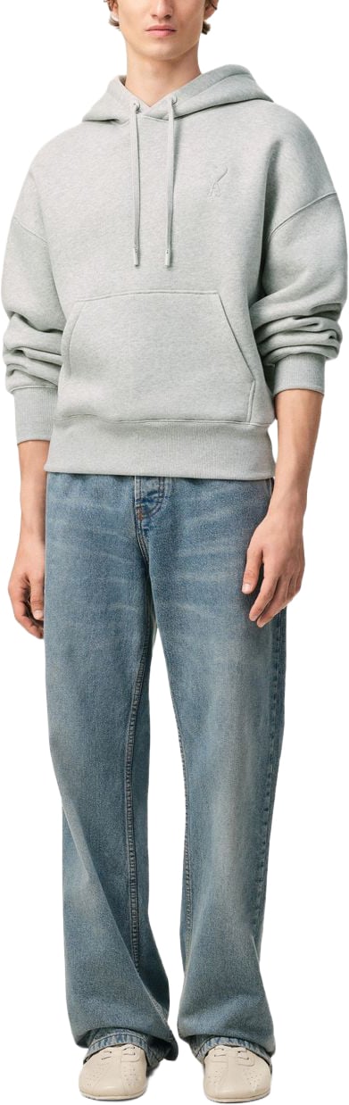 AMI Paris Sweaters Grey Lichtgrijs