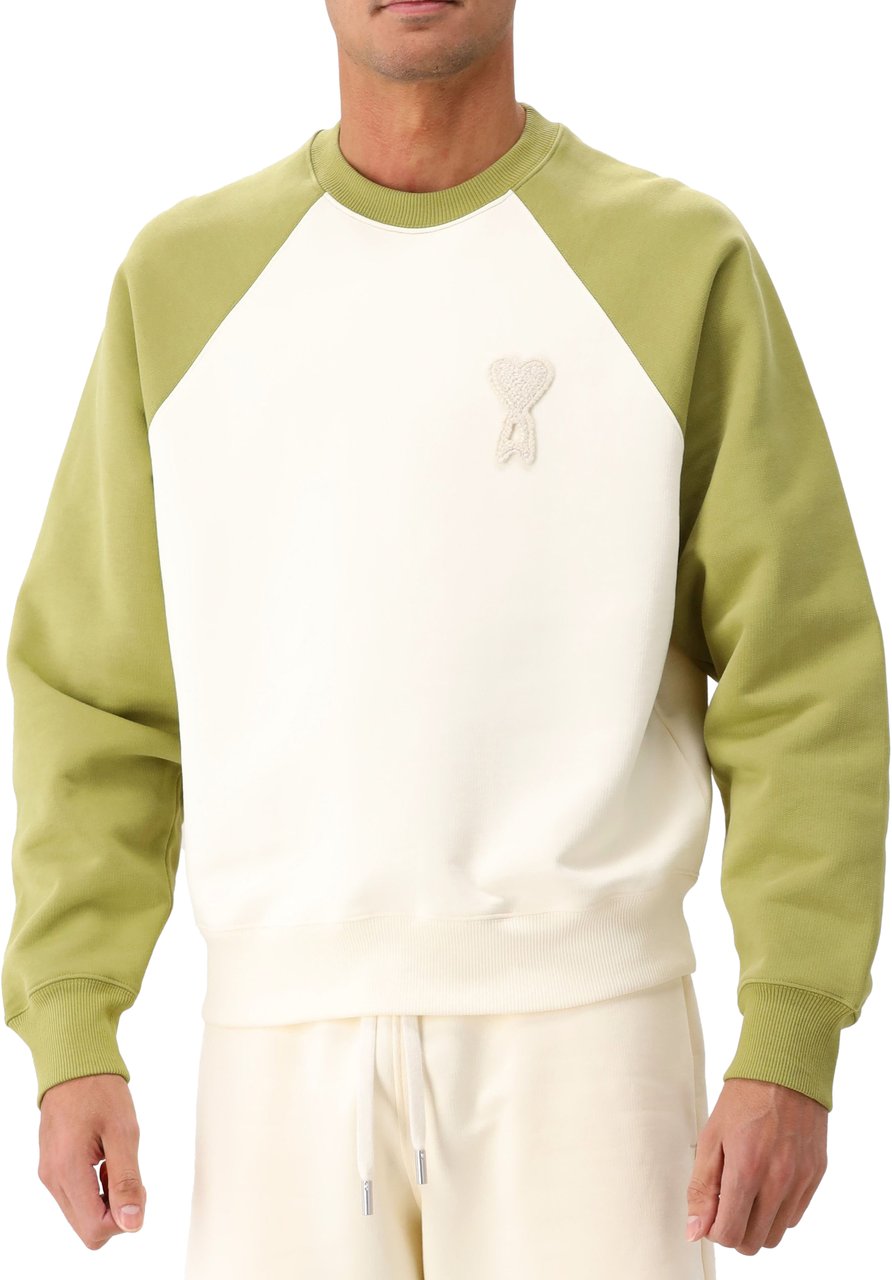 AMI Paris AMI Paris Sweater Beige ADC Patch Beige