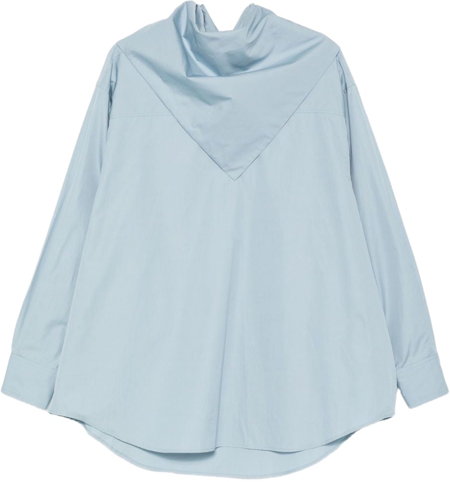 AMI Paris Shirts Clear Blue Blauw