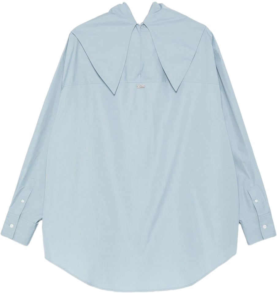 AMI Paris Shirts Clear Blue Blauw