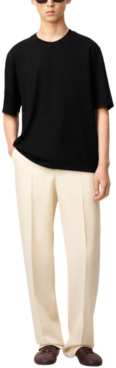 AMI Paris T-Shirts And Polos Black Zwart