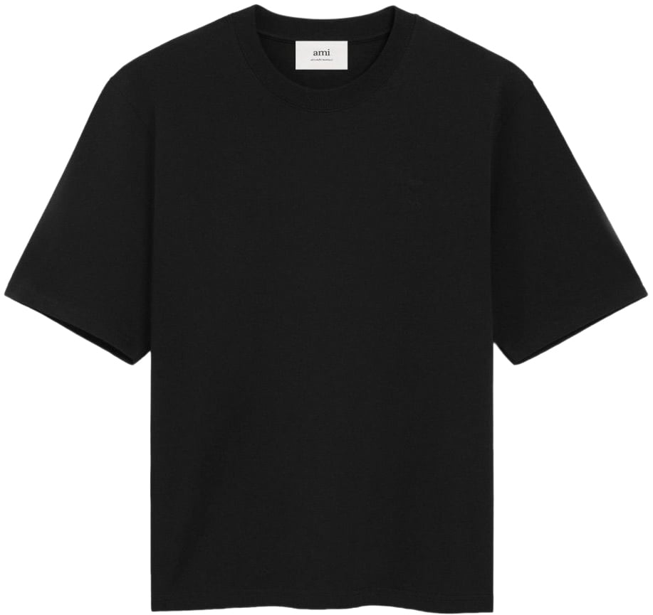 AMI Paris T-Shirts And Polos Black Zwart
