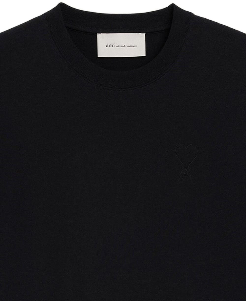 AMI Paris T-Shirts And Polos Noir Zwart