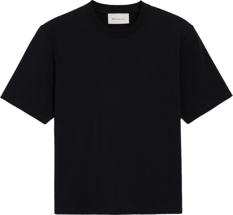 AMI Paris T-Shirts And Polos Noir Zwart