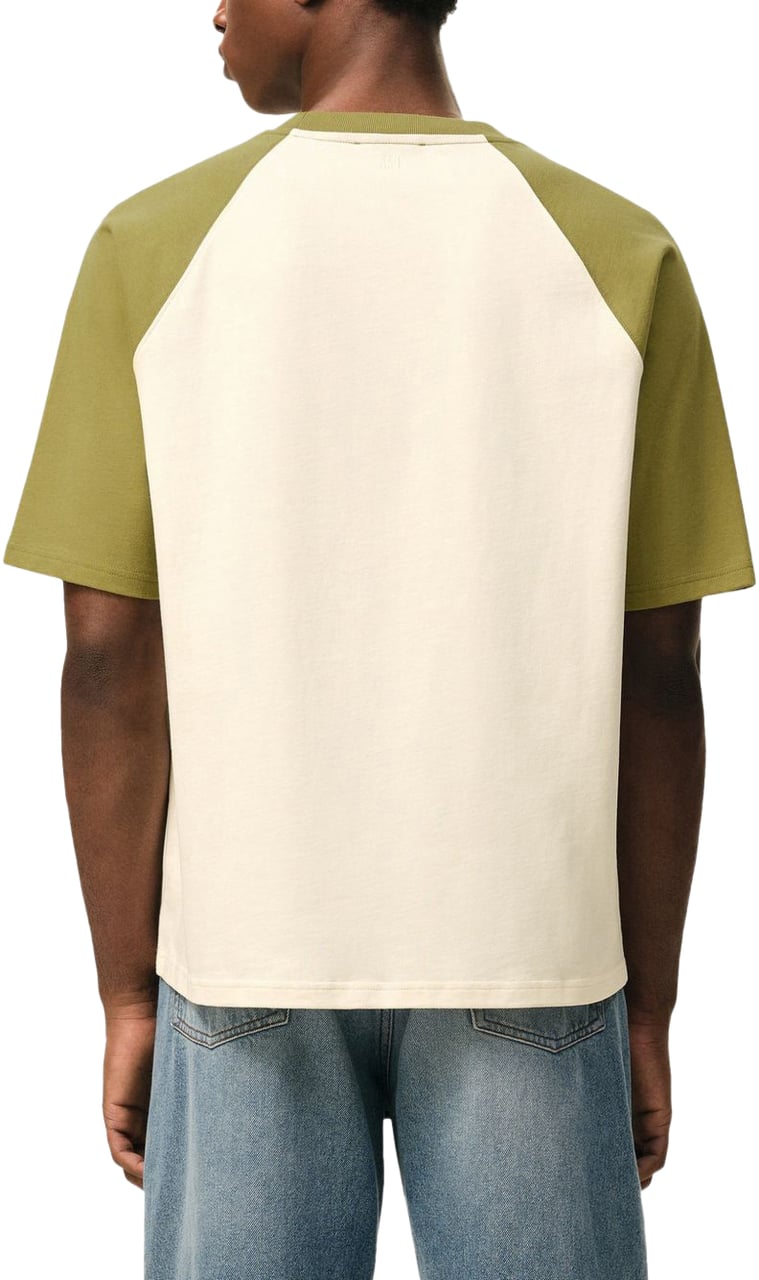 AMI Paris T-Shirts And Polos Créme Olive Beige