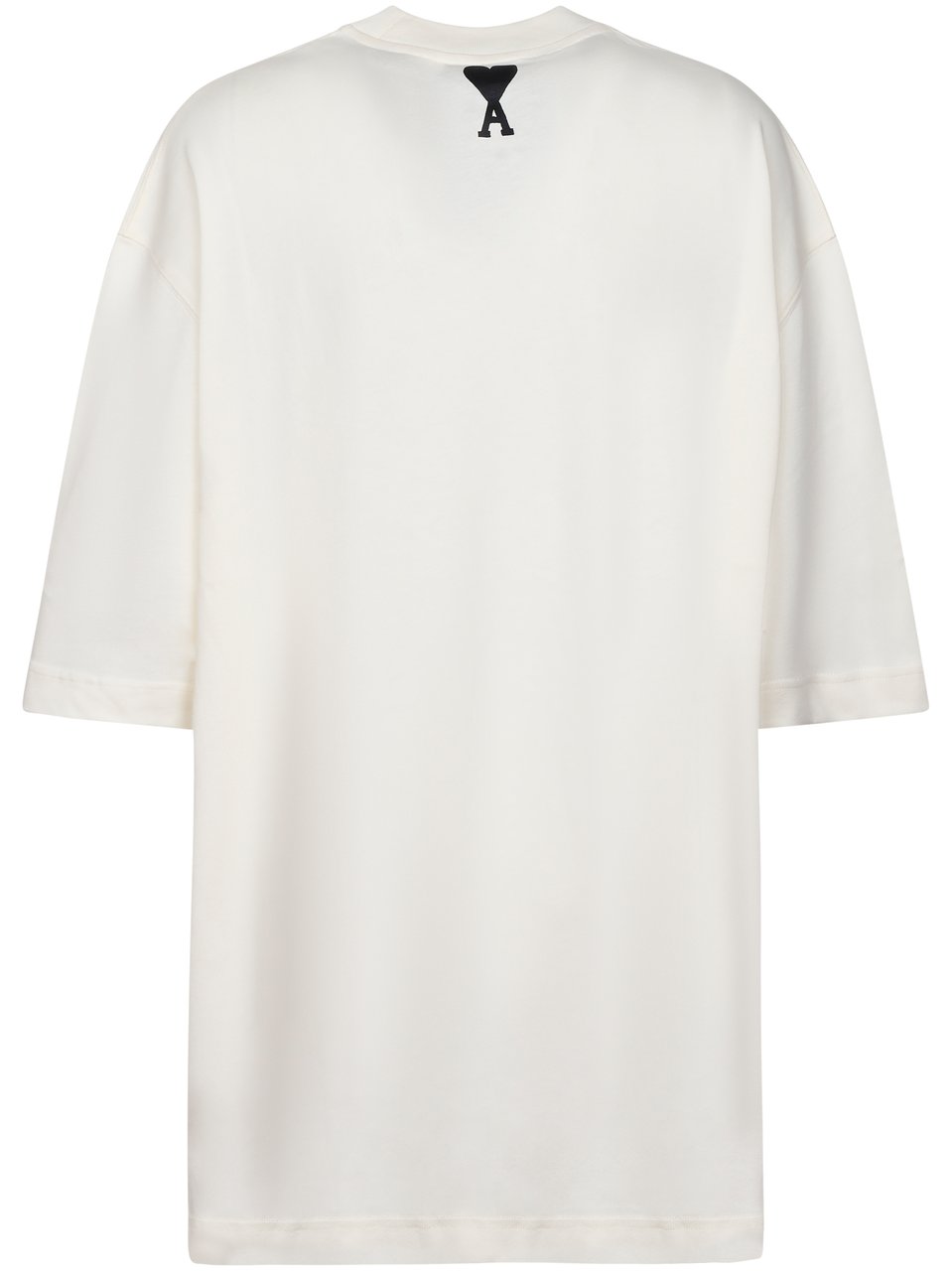 AMI Paris Oversized Cotton T-Shirt with Bold Ami Paris Print Wit