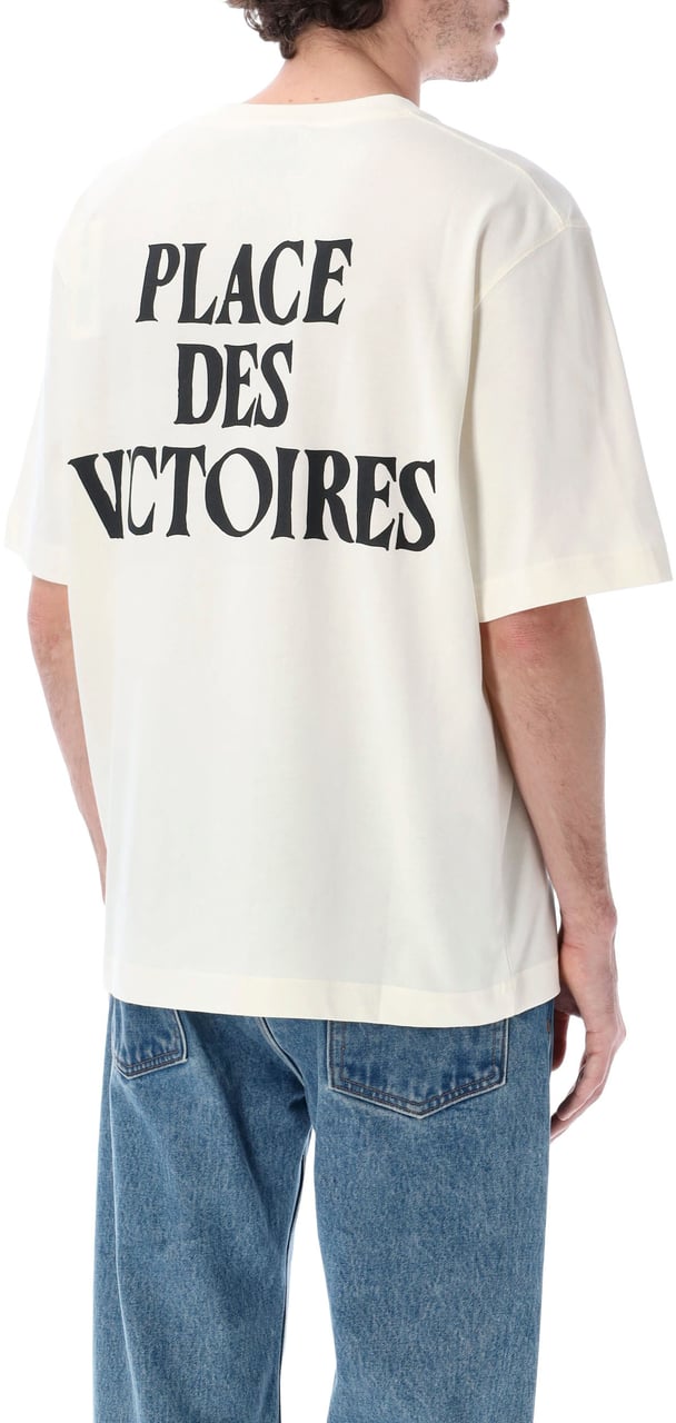 AMI Paris Ami Paris Place Des Victoires tee Wit