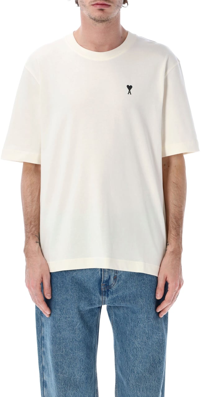 AMI Paris Ami Paris Place Des Victoires tee Wit