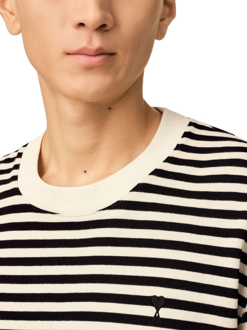 AMI Paris T-Shirts And Polos Black Zwart