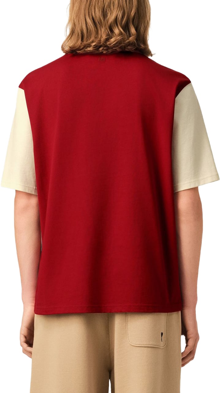 AMI Paris T-Shirts And Polos Rouge Maroon