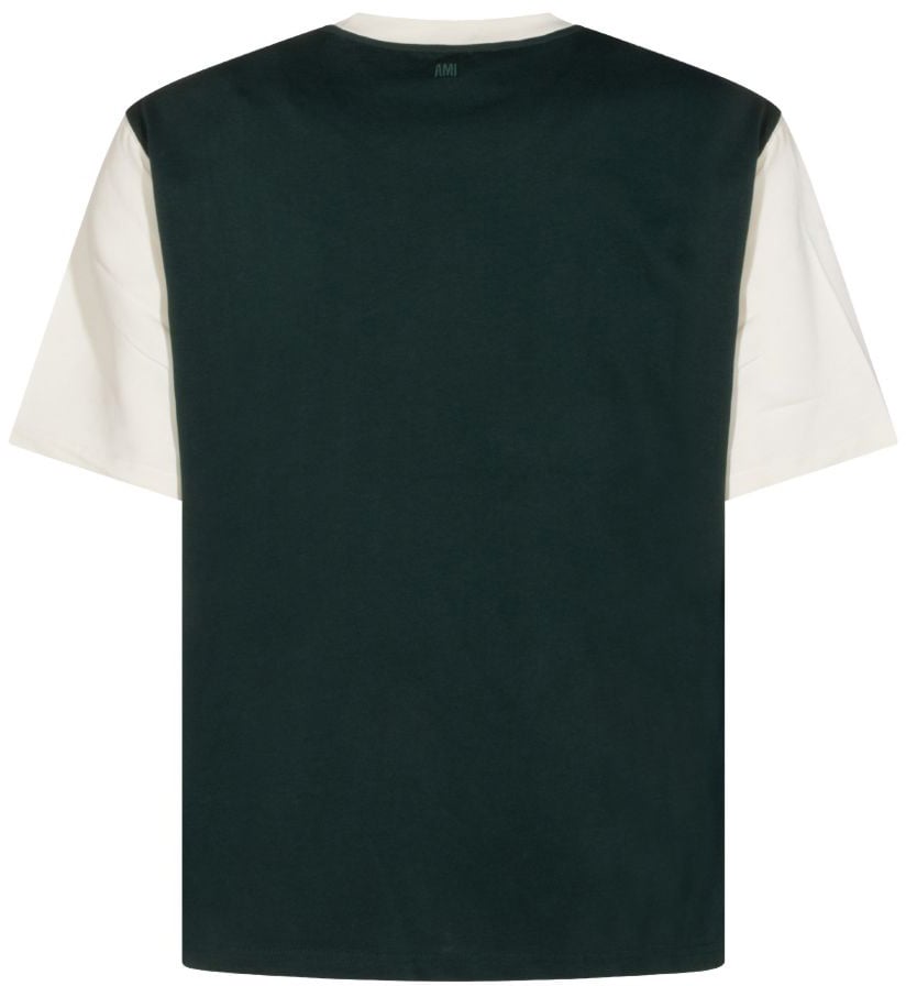 AMI Paris T-Shirts And Polos Green Donkergroen